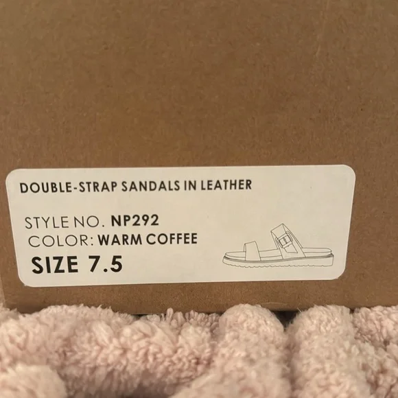 Madewell Double strap leather sandal. 7.5 brown - Picture 5 of 5